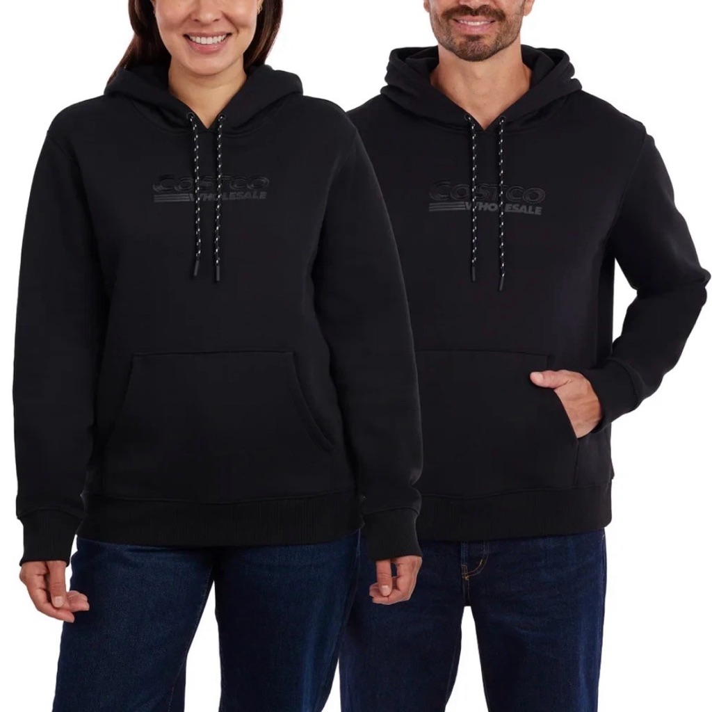 Unisex Kirkland Signature Black Costco Logo Hoodie